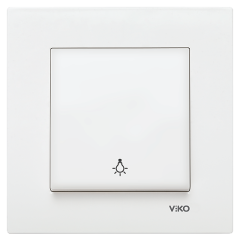 VIKO KARRE BEYAZ LIGHT ANAHTARI MEKANIZMA DUGMELI KAPAK 90967003