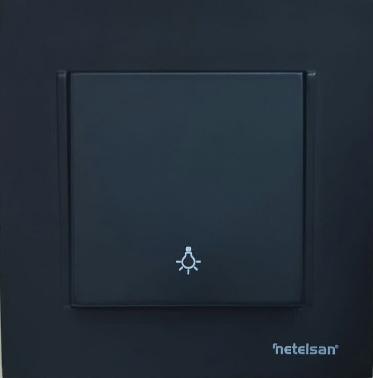 NETELSAN SIYAH BYOBU LIGHT (MERDIVEN OTOMAT) 70002